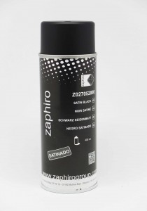 Spray zaphiro negro satinado