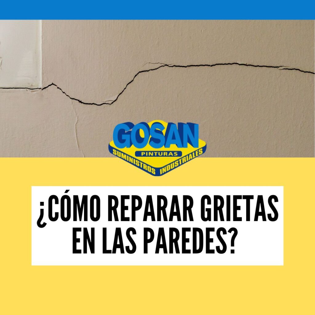 ¿Cómo reparar grietas en las paredes?