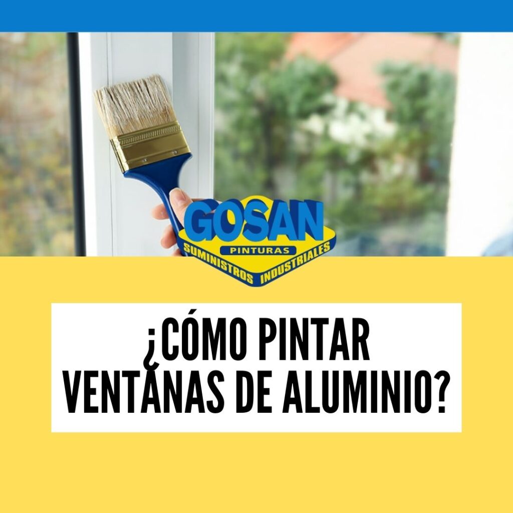 ¿Cómo pintar ventanas de aluminio?