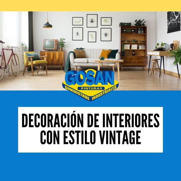 Decoración de interiores con estilo vintage