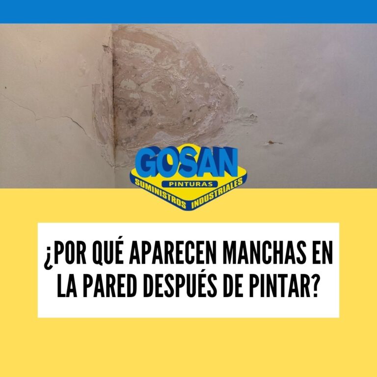 ¿Por qué aparecen manchas en la pared después de pintar? Causas y soluciones.