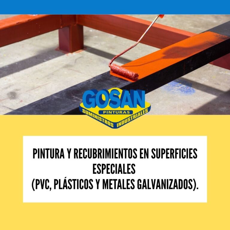 Guía práctica de pintura y recubrimientos en superficies especiales: pvc, plásticos y metales galvanizados.